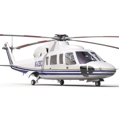 3D Helicopter Sikorsky s76 model | 3D Molier International