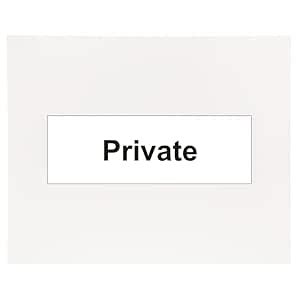 Private Signage Sticker, Waterproof Sticker Signage : Amazon.in: Office ...