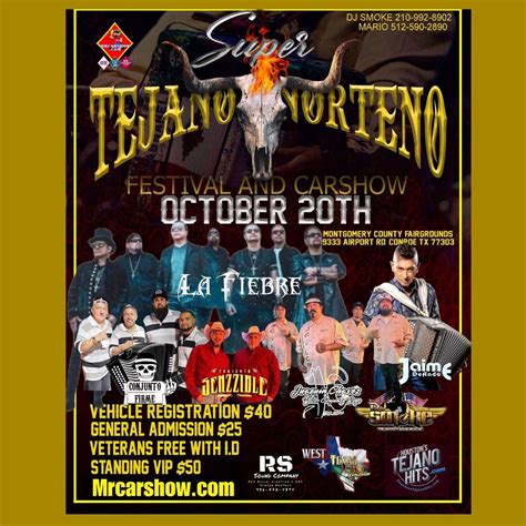 Super Tejano Norteno Festival & Carshow, Montgomery County Fairgrounds ...