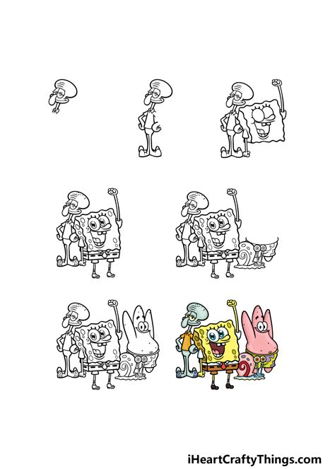 Image result for Spongebob and Patrick Drawing Tutorial