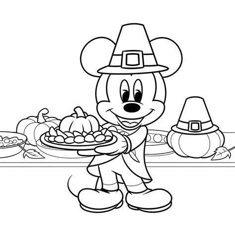 Disney Thanksgiving coloring pages - ColoringLib