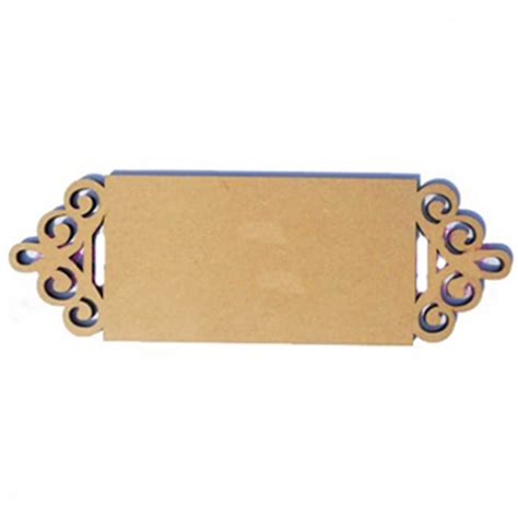 Buy Ready to Paint MDF Base - Floral Border Online On Zwende