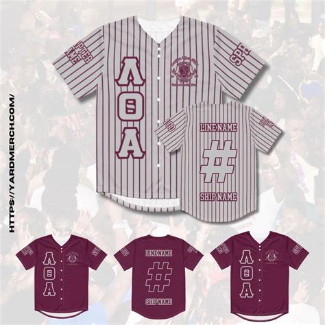 Lambda Theta Alpha Sublimated Baseball Jersey - Personalized Greek ...