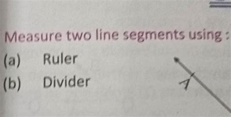 Image result for Mesuring Length of Line Segment Using Divider
