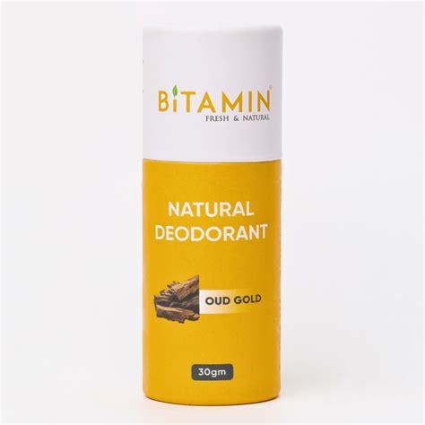 Oud Gold Natural Deodorant - 30g | Deodorant – Brown Living™