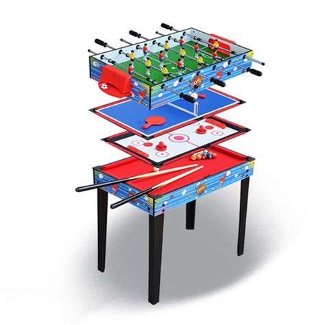Buy MYRCLMY 4 in 1 Multi Game Table, Table Top Pool Tables, Football ...