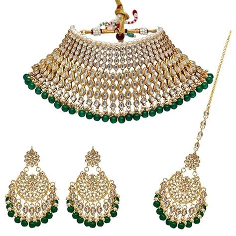 Shining Diva Fashion Latest Kundan Design Bridal Choker Necklace Set ...