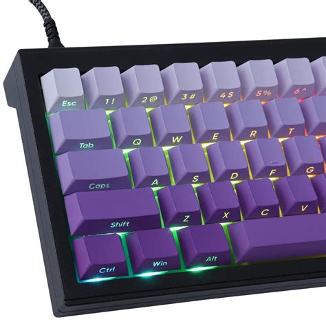 Amazon.in: Buy Keycaps PBT Transparent Keycaps Letter Side Engraved ...