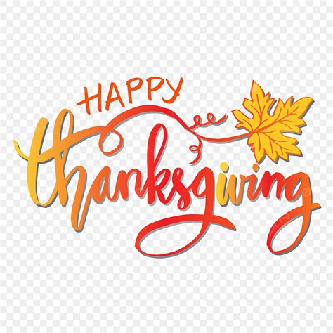 Happy Thanksgiving Lettering Png PNG, Vector, PSD, and Clipart With ...