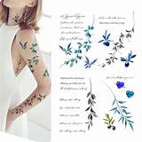 Roarhowl Words Temporary Tattoos Inspirational Proverb Bible Religion ...