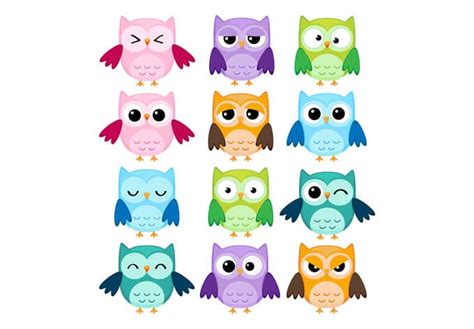 Window sticker owls set | wall-art.com