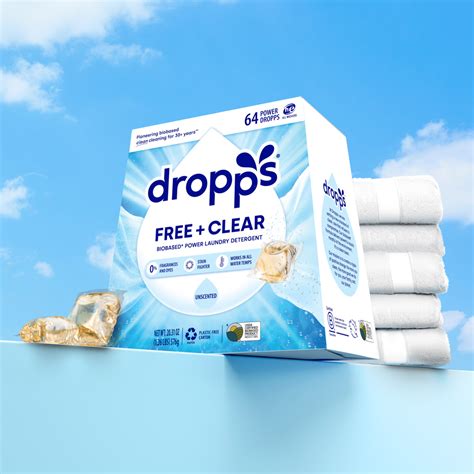Free & Clear Laundry Detergent Pods, Unscented – Dropps