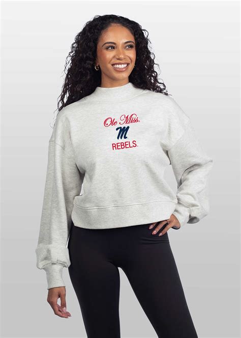 Ole Miss Rebels Classic Hailey Sweatshirt | Mock Neck – chicka-d
