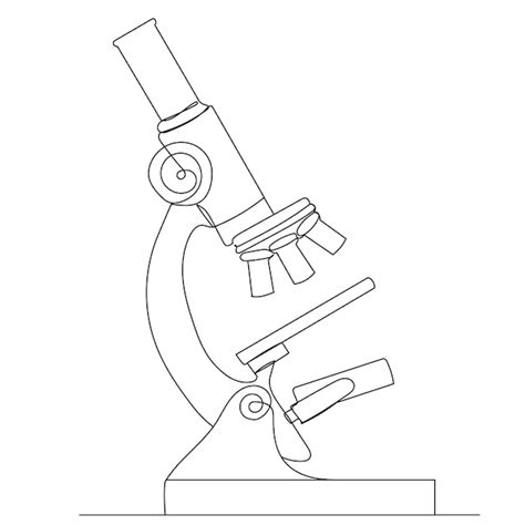 Image result for Microscope Line Drawing
