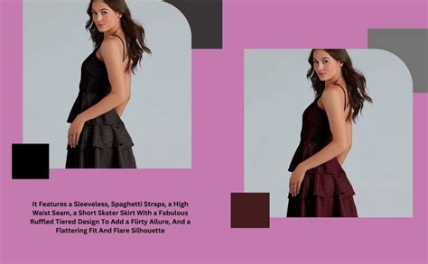 Buy ADDYVERO V-Neck Shoulder Straps Sleeve Glam Glitter Ruffled Tiered ...