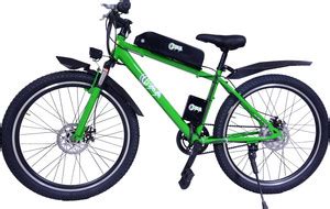 WAYA DRAGON GREEN 26 inches Single Speed Lithium-ion (Li-ion) Electric ...