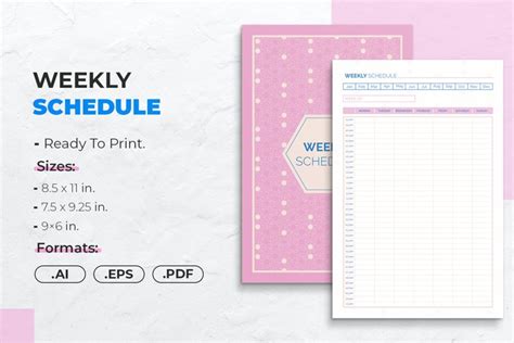 Image result for Creating a Weekly Schedule