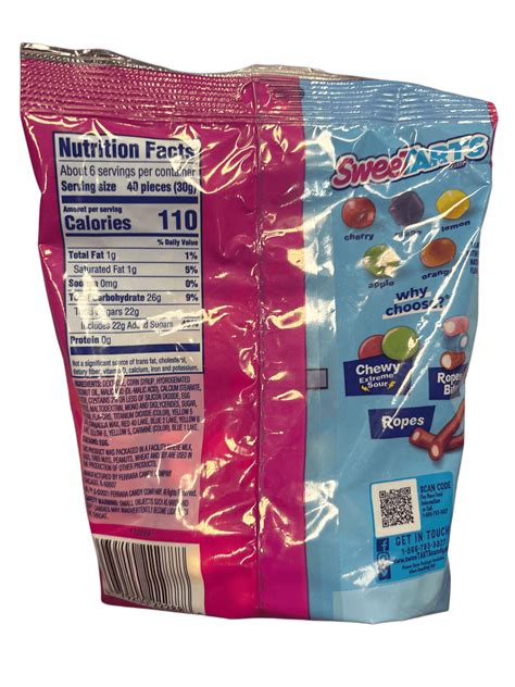 Sweet Tarts Mini Chewy Mixed Fruit Candy Bag 6OZ