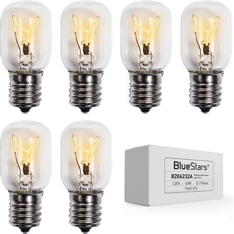 Amazon.com: 8206232A Whirlpool Microwave Light Bulb, Kei 125V 40W ...