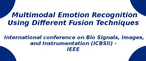 PhD Research Topics in Multimodal Emotion Recognition | S-Logix