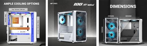 Buy Ant Esports ICE-100 Air Mini Gaming Cabinet