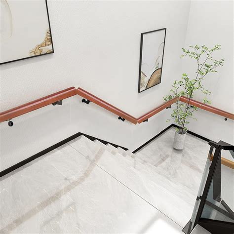 Buy Wood Handrails for Indoor Stairs, Safety Non-Slip Staircase ...