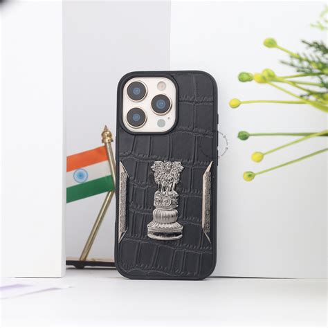 Ashok Stambh Textured Leather Case - iPhone – SHAAPA