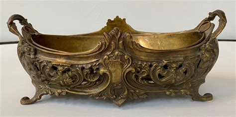 Castilian Imports Bronze Centerpiece Jardiniere or Planter at 1stDibs