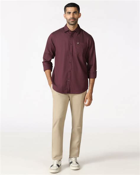 Blackberry Mens Casual Shirt F/S Es-Um-So-Lenox Cherry Lac – Goyalsons ...