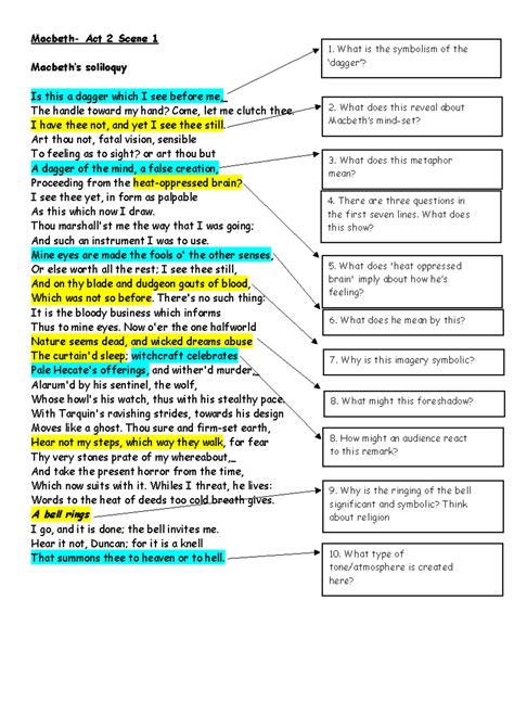 Macbeth, act 2, scene 1, macbeth banquo scene – PBFF