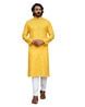 Buy Yellow 2-Piece Ethnic Suit for Men by DRESSTIVE Online | Ajio.com