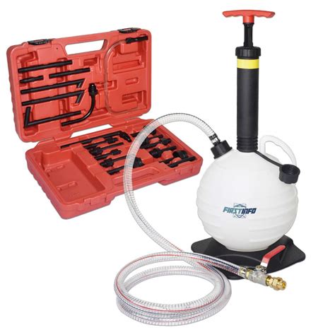 FIRSTINFO 6 Liter Manual ATF Refill Dispenser w/ 21-Piece ATF Filler ...