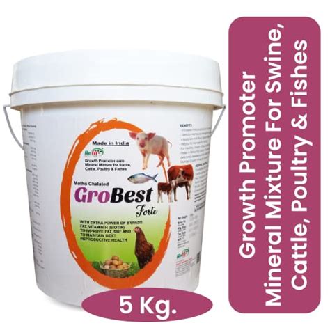 REFIT ANIMAL CARE Metho Chelated Mineral Mixture Powder for Cow, Poult ...