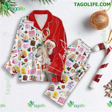 Dolly Parton Merry Christmas Women's Pajamas Set - Tagolife