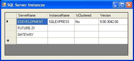 Image result for List of SQL Server Instances