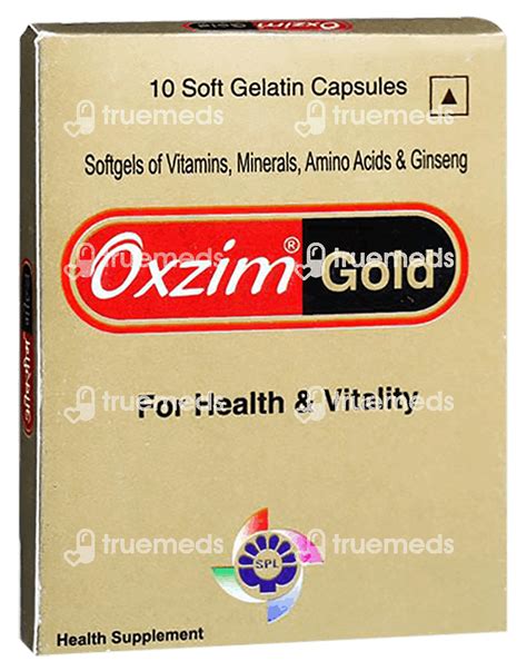 Oxzim Gold Capsule 10 - Uses, Side Effects, Dosage, Price | Truemeds