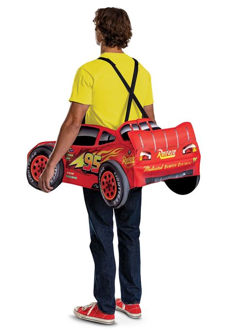 Cars Lightning McQueen 3D Adult Costume | Disney Costumes