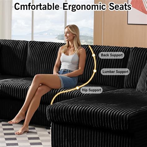 MYINDA 123 U-Shaped Modular Sesctional Sofa, Two L-Shape India | Ubuy