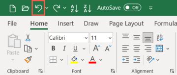 Image result for Undo/Redo MS Excel