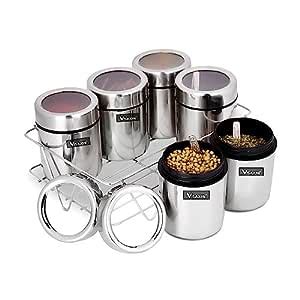 VISAXMI 6 in 1 Masala Box Stainless Steel | Masala Box for Kitchen ...