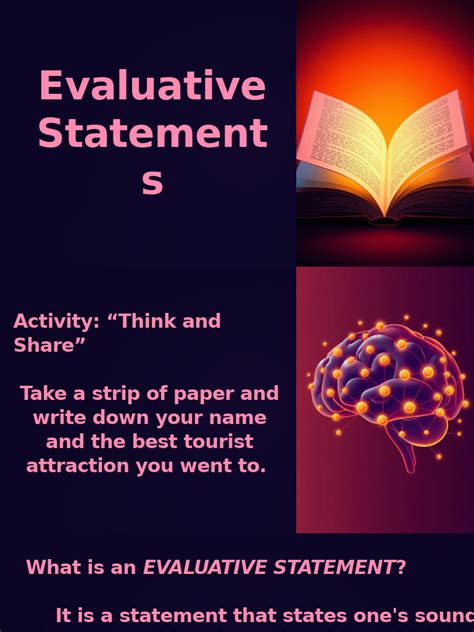 Image result for How to Write Evaluative Statements