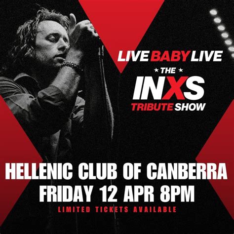 Live Baby Live: The INXS Tribute Show | Hellenic Club Of Canberra ...