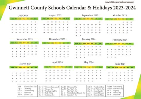 School Calendar Gwinnett County 2026 - Schoolcalendars.net