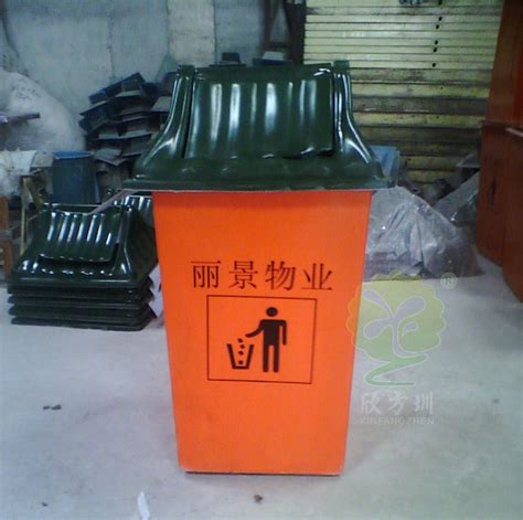 玻璃钢垃圾桶JD-5102