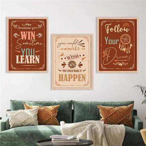 Kotart-Motivational Wall Posters with Frame : Inspirational Quotes Wall ...
