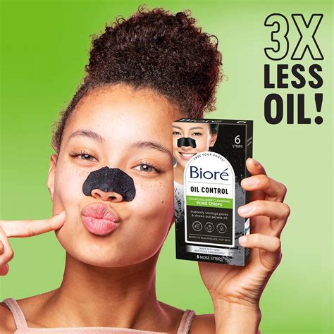 Biore Deep Cleansing Charcoal Pore Strip 6 Pack | Woolworths