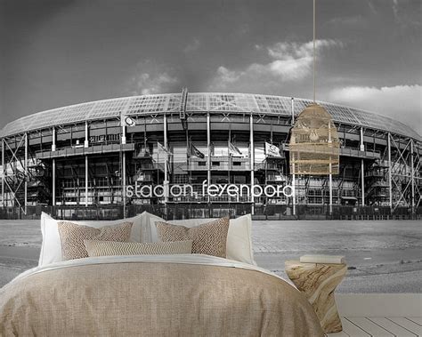 Feijenoord stadium ' de Kuip ' black and white by Midi010 Fotografie on ...