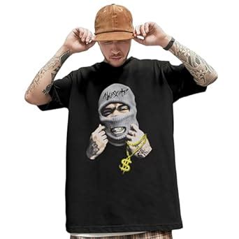 Buy Benny Brooks Men's Black Graphic Printed Oversized Half Sleeve T ...
