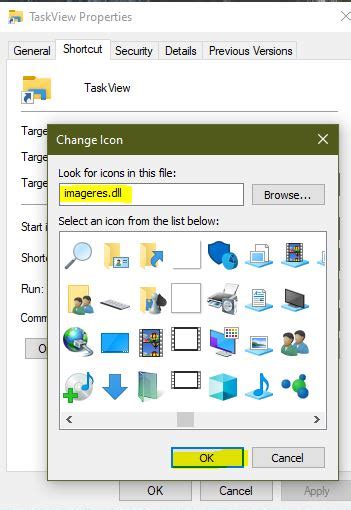 Task View Shortcut 的图像结果