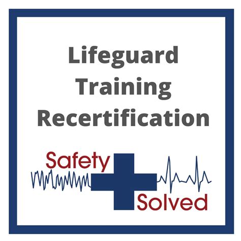 Lifeguards, ready to get recertified before the pools open? For those ...